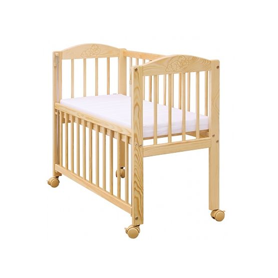 Łóżeczko dostawne do łóżka rodziców BABY Scarlett - sosna