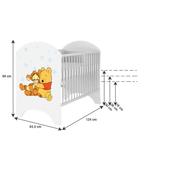 Łóżeczko dziecięce Minnie Baby