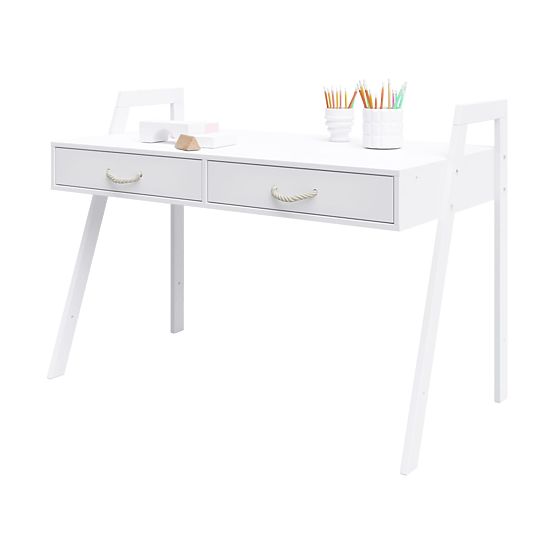 Łóżeczko i biurko 2w1 CONE 120x60 - BIAŁE