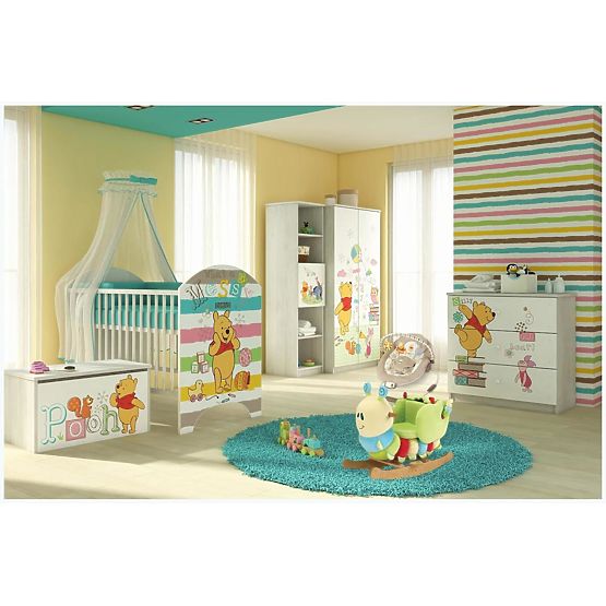 Łóżeczko dla dziecka Kubuś Puchatek i Świnka