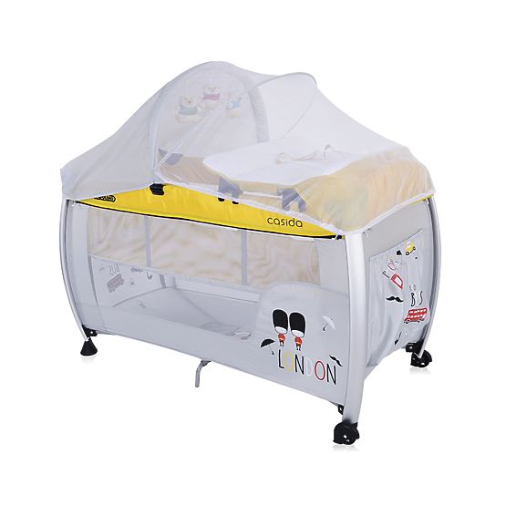 Łóżeczko turystyczne CHIPOLINO Play pen and crib Casida - czerwone