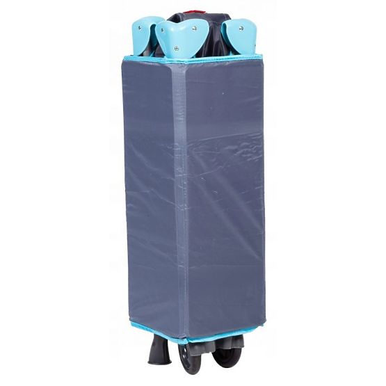 Łóżeczko turystyczne z materacykiem - granatowe