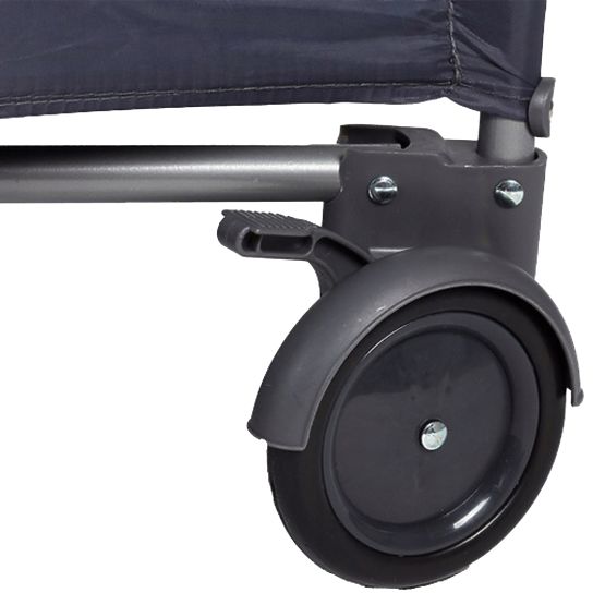 Łóżeczko turystyczne z materacykiem - granatowe