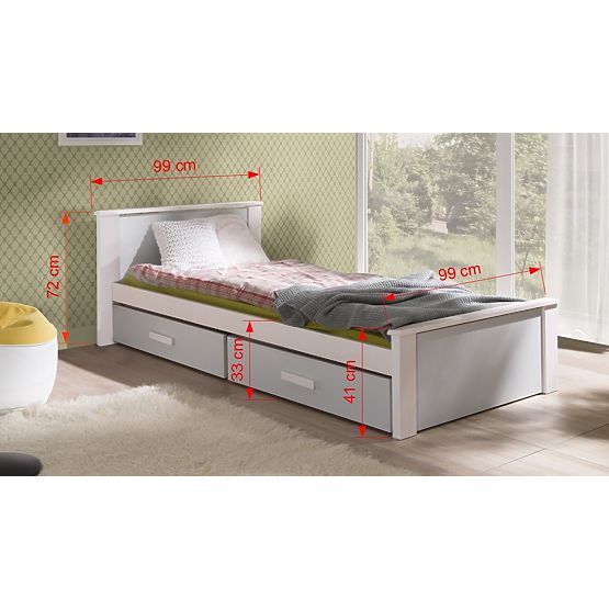 Łóżko dla dziecka Donald - iguana