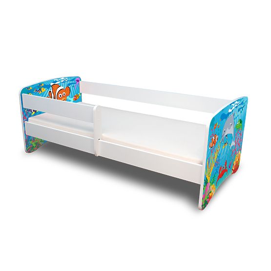 Łóżko dla dziecka z barierką - Ocean