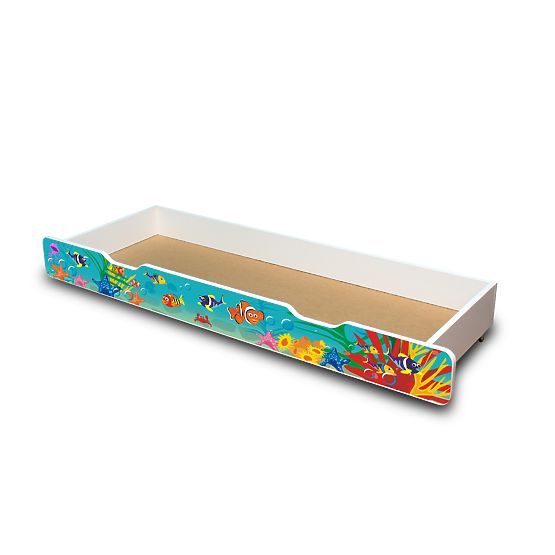 Łóżko dla dziecka z barierką - Ocean