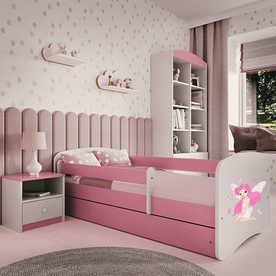 Łóżko dziecięce z barierką Ourbaby - Wróżka Leonka