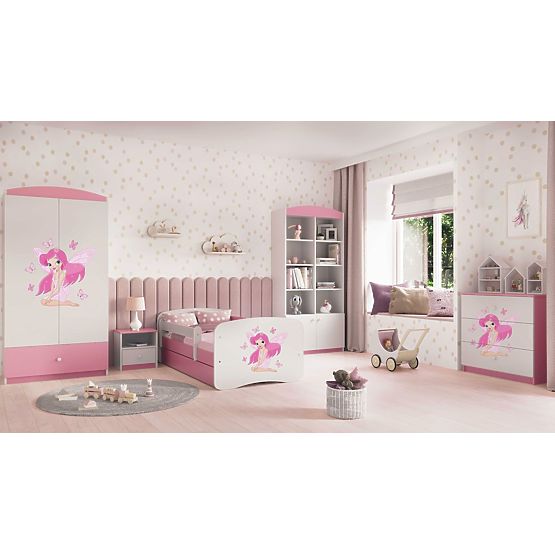 Łóżko dziecięce z barierką Ourbaby - Wróżka Leonka