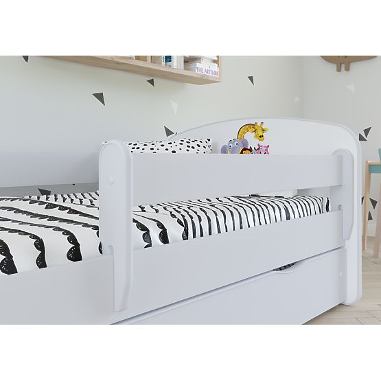 Łóżko dziecięce z barierką Ourbaby - ZOO III