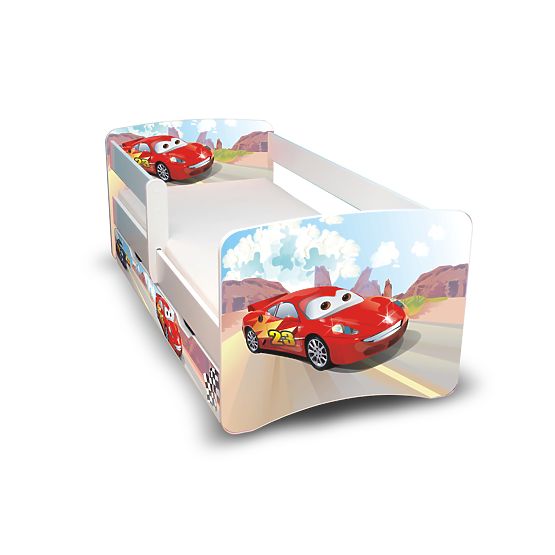 Łóżko dla dziecka z barierką - Racer