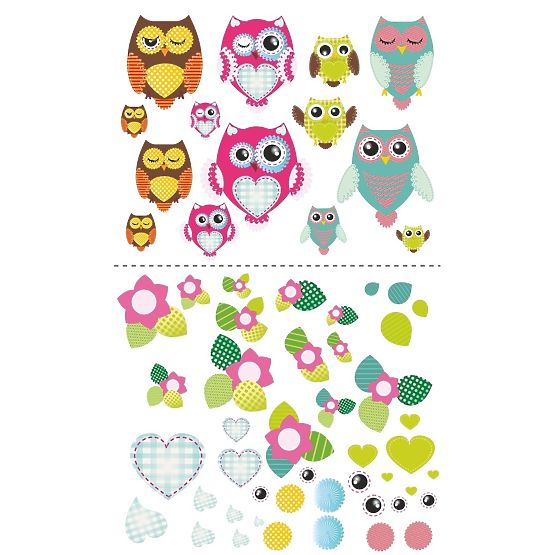 Łóżko dla dziecka z barierką - Sowy