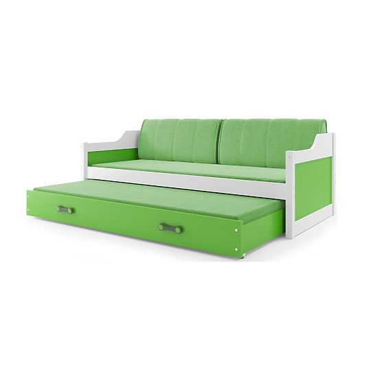 Łóżko dla dziecka z dostawką David – białe