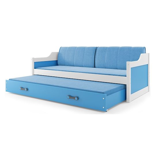 Łóżko dla dziecka z dostawką David – białe