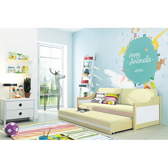 Dziecięca łóżko z łóżko David - sosna