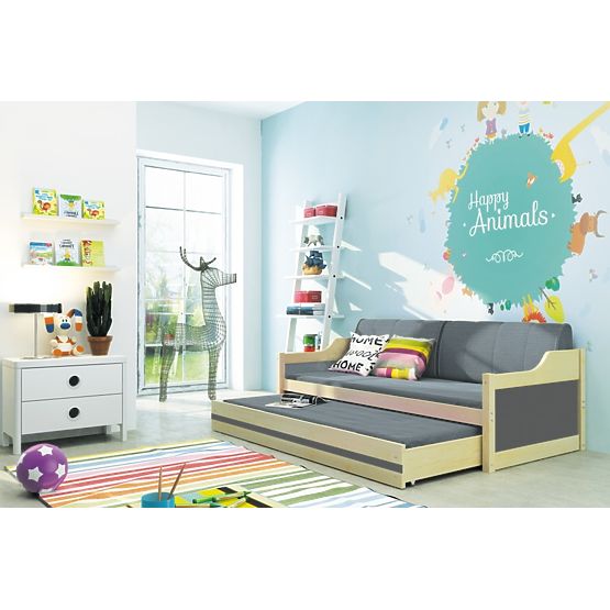 Dziecięca łóżko z łóżko David - sosna