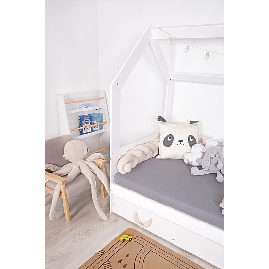 Łóżko domek Lucky 160x80 - białe