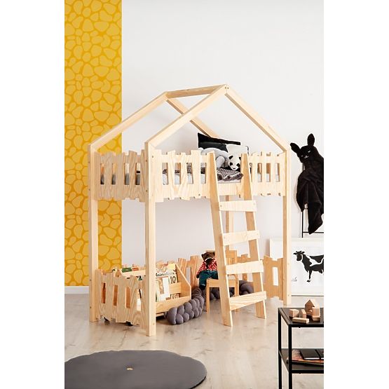 Łóżko domek Mila Zippo PA - podwyższone