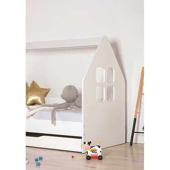 Łóżko domek Woody 160 x 80 cm - białe