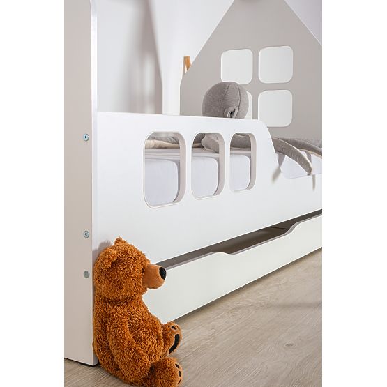 Łóżko domek Woody 160 x 80 cm - białe