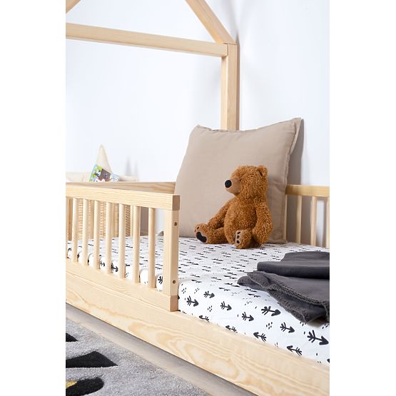 Montessori łóżko domek Elis naturalne