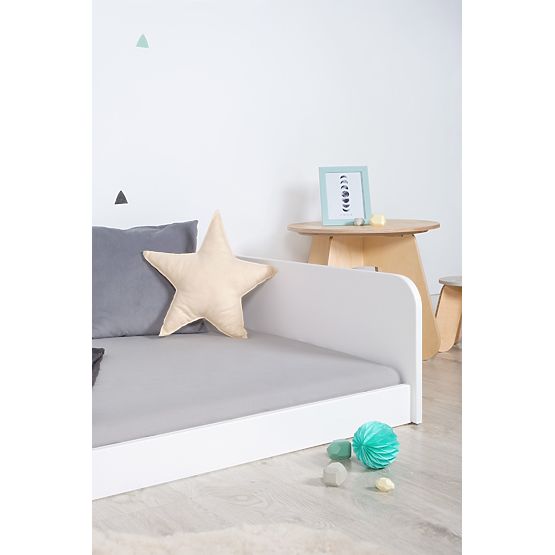 Drewniane łóżko Montessori Sia - białe