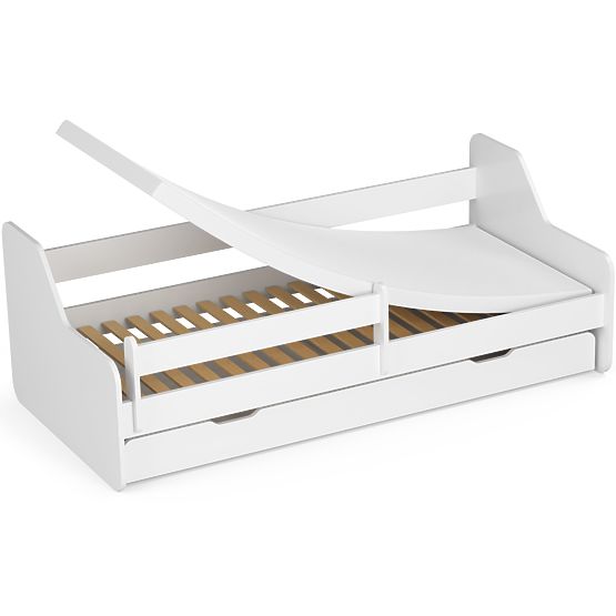 Łóżko dziecięce ACTIV 180x80 Białe + Materac