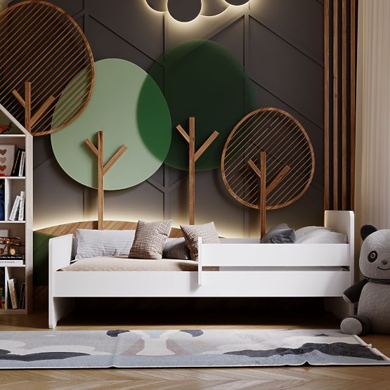 Łóżko dziecięce MAX z barierką 140x70