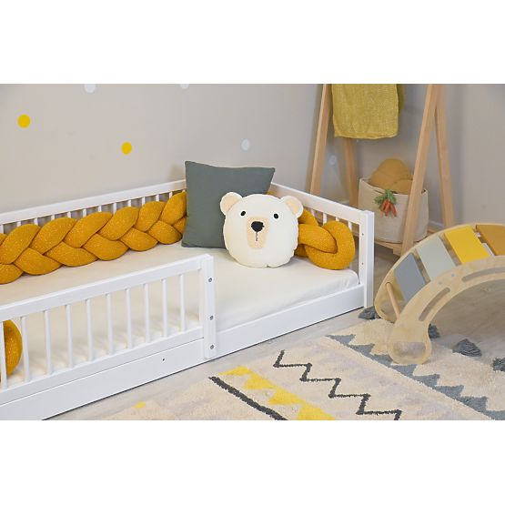 Łóżko dziecięce Montessori Woodie - białe