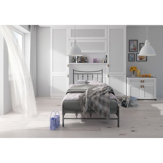 Łóżko metalowe, model 26 J