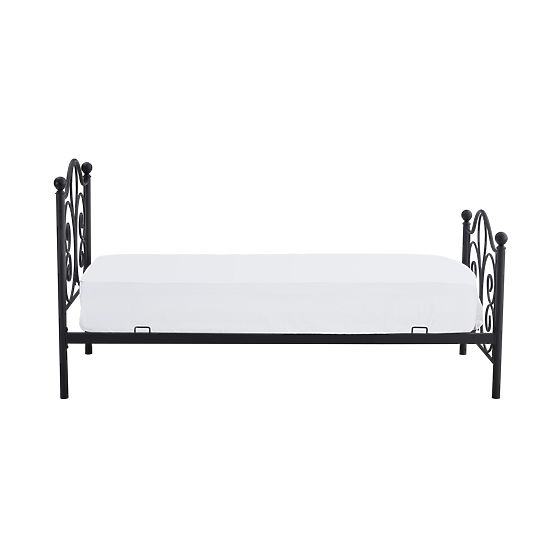 Łóżko metalowe PANAMA 200x90 - czarne
