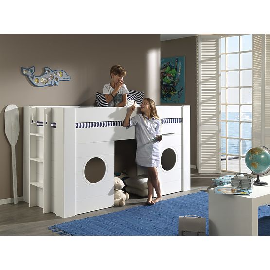 Łóżko piętrowe w kształcie domku Freya