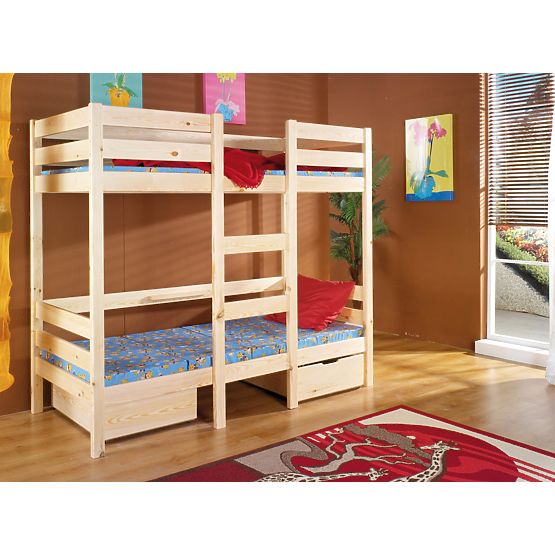 Łóżko piętrowe z stolikiem Bartoš