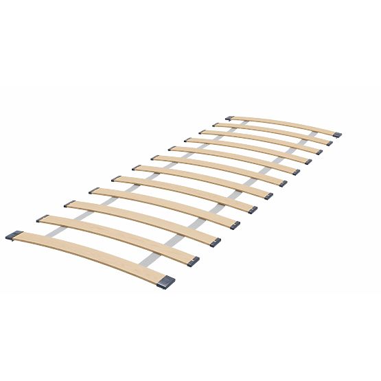 Łóżko podwójne EMMA z szufladą i barierką 160x80 szara rączka