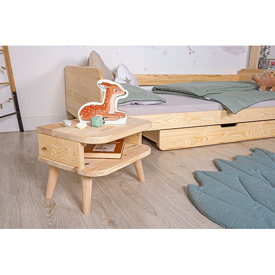 Rosnące łóżko Nell 2w1 - naturalne