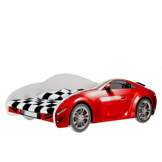Łóżko samochodowe S-CAR - czerwone