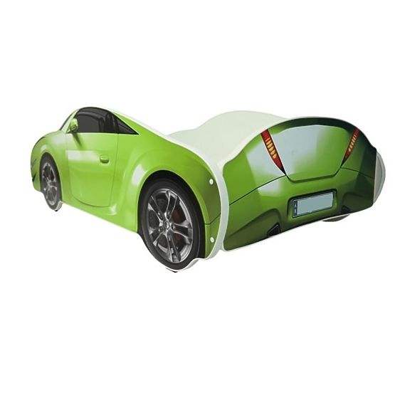 Łóżko samochodowe S-CAR - zielone