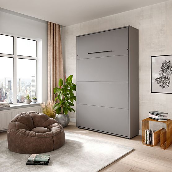 Łóżko składane KOBI VERTO 120x200 Szare 1 szt.