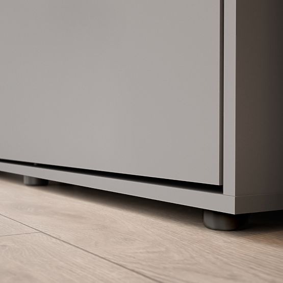 Łóżko składane KOBI VERTO 90x200 Szare 1 szt.