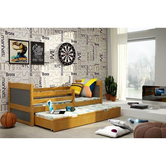 Łóżko z dostawką Rico 2 - olcha