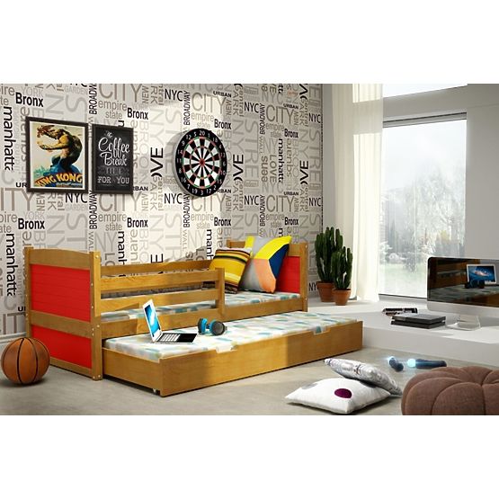 Łóżko z dostawką Rico 2 - olcha