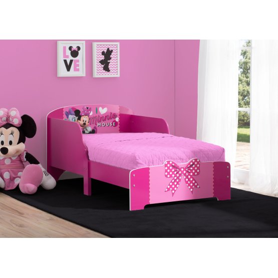 Drewniane łóżko dla dzieci Minnie Mouse