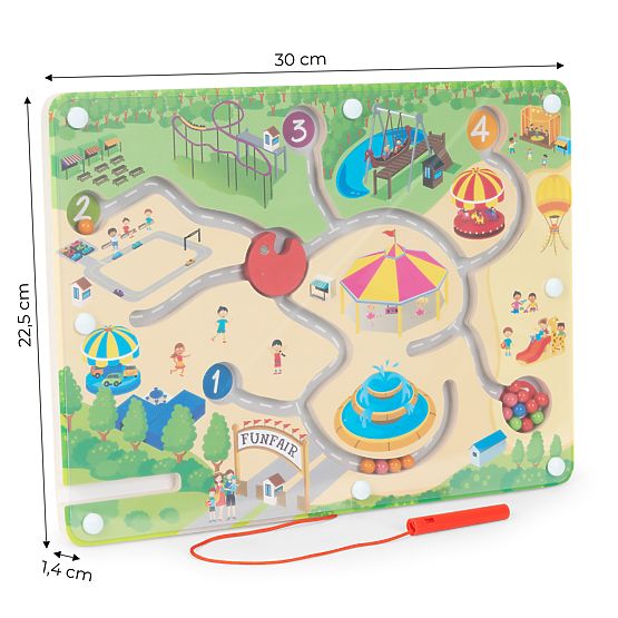 Magnetyczna gra labiryntowa dla dzieci ECOTOYS