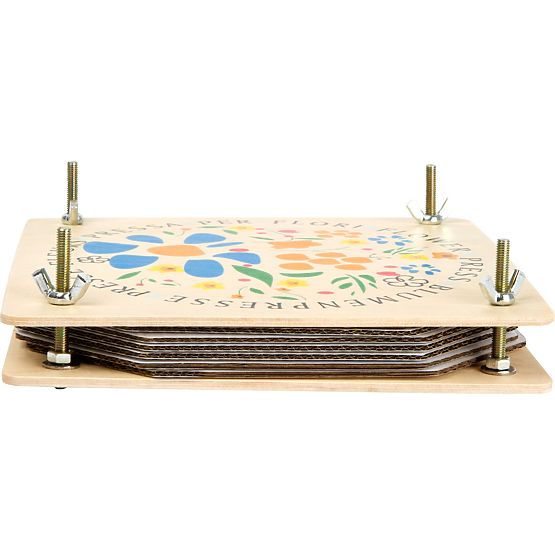 Mała stopa Drewniana prasa do kwiatów