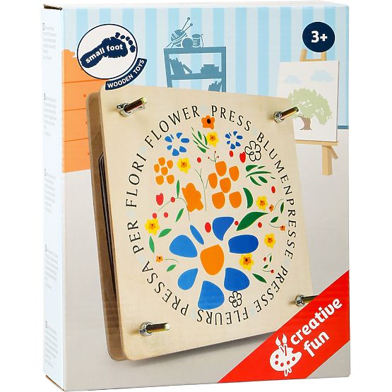 Mała stopa Drewniana prasa do kwiatów