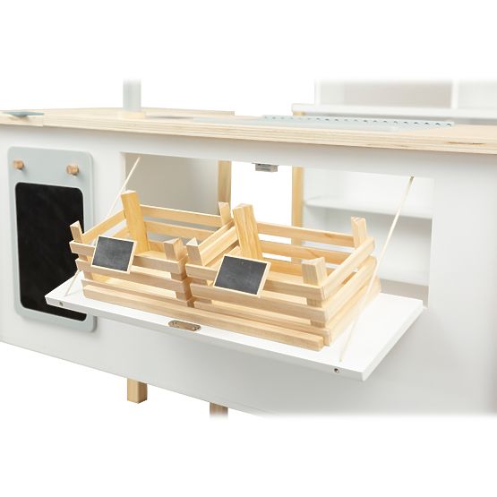 Mała Stopa Drewniany wielofunkcyjny stojak Fresh