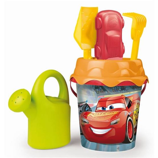 Małe wiaderko Cars 3 z konewką i akcesorem