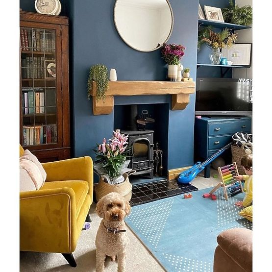 Mata do zabawy TODDLEKIND 120 x 180 cm - Morska