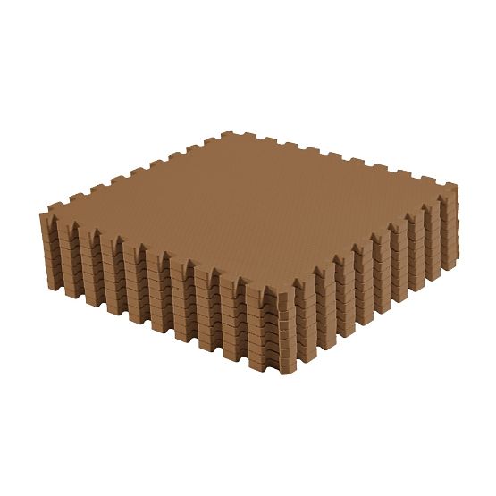 Mata do zabawy TODDLEKIND 130 x 130 cm - Camel