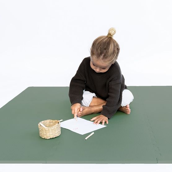 Mata do zabawy TODDLEKIND 130 x 130 cm - Mech