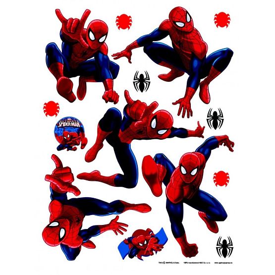 Maxi naklejka Spiderman